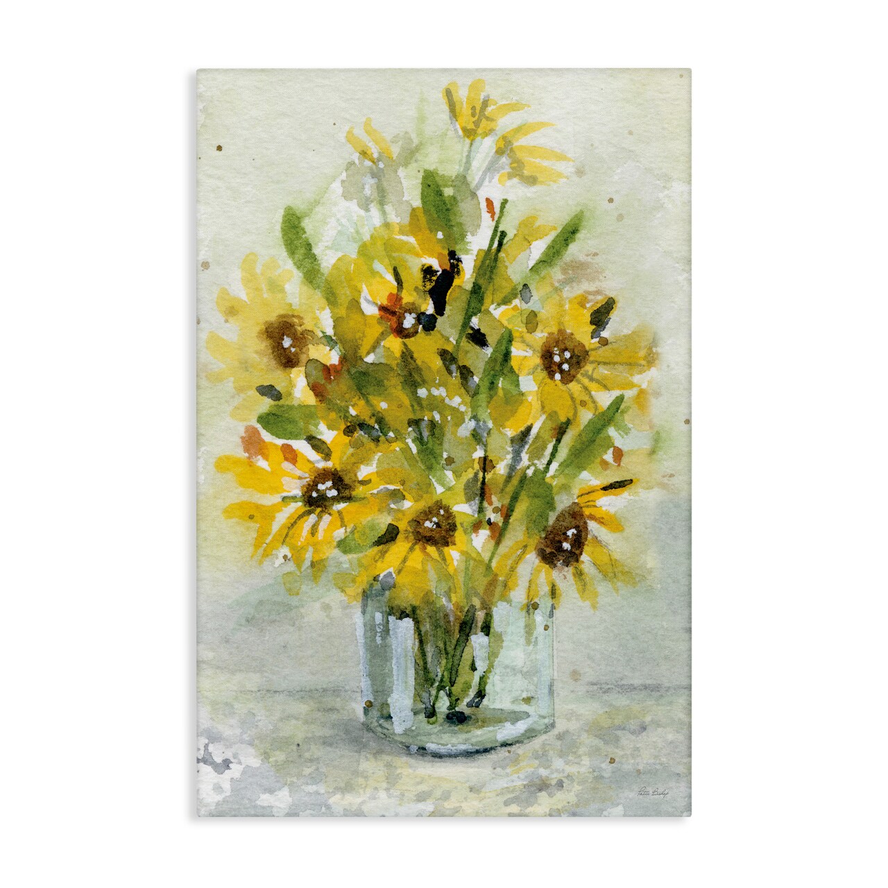 Stupell Industries Sun Flowers & Daisy Bouquet Canvas, design by Patti Bishop